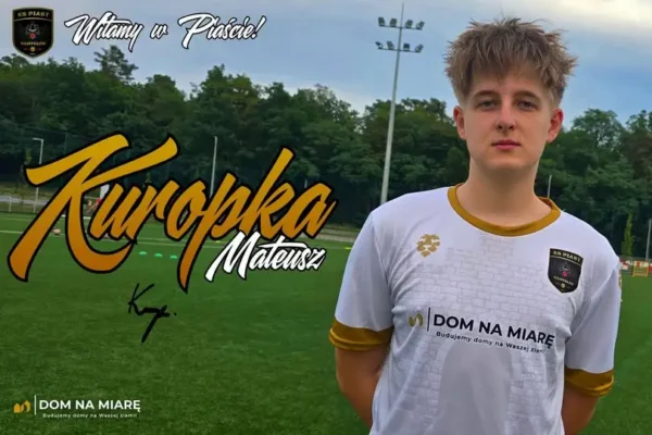 Mateusz Kuropka nowym zawodnikiem Piasta Namysłów