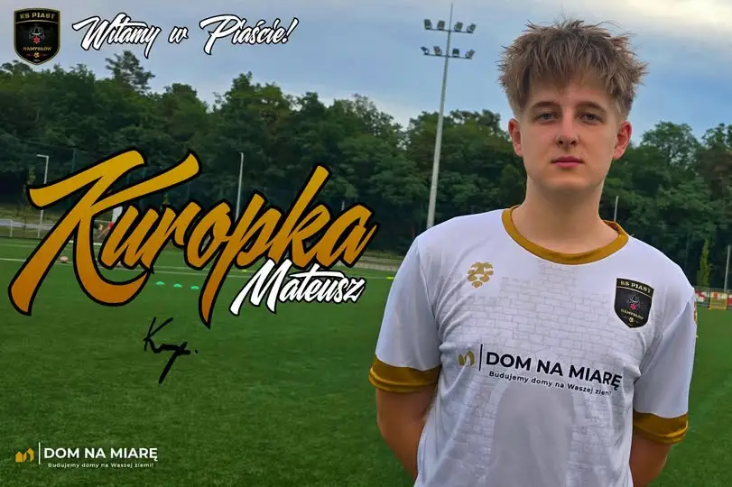 Mateusz Kuropka nowym zawodnikiem Piasta Namysłów