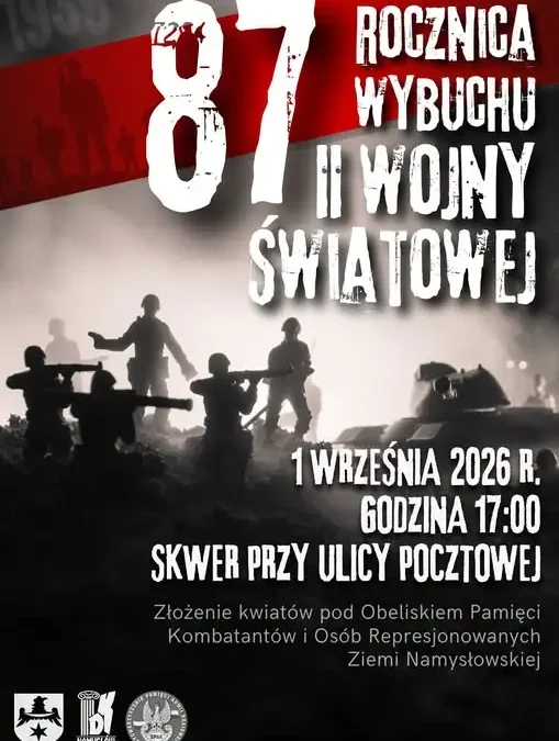 Obchody 87. rocznicy wybuchu II wojny światowej w Namysłowie
