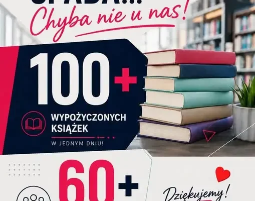 Biblioteka bije rekordy: ponad 100 książek wypożyczonych w jeden dzień