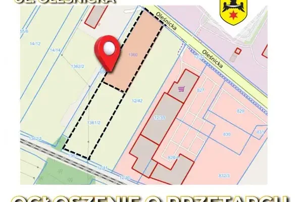 Burmistrz Namysłowa ogłasza przetarg na sprzedaż gruntów przy ul. Oleśnickiej
