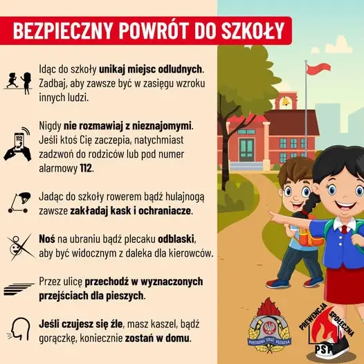 Rok szkolny 2026/2027 rozpoczęty – apel o ostrożność na drogach