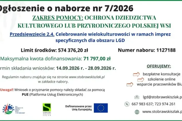 Rusza nabór wniosków na ochronę dziedzictwa kulturowego i przyrodniczego wsi