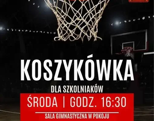 Bezpłatna koszykówka dla szkolniaków w Pokoju – w każdą środę