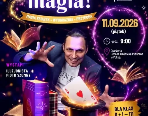 Magia czytania: interaktywny pokaz iluzji dla dzieci w Pokoju