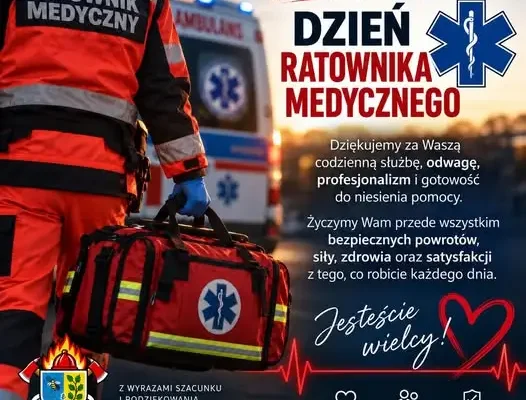 Dzień Ratownika Medycznego: OSP Świerczów dziękuje za codzienną służbę
