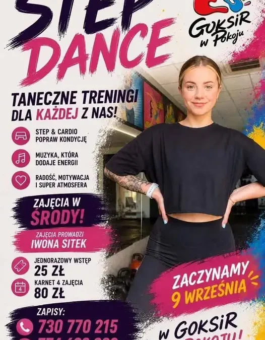 Zajęcia Step & Cardio w Pokoju – dołącz już dziś!