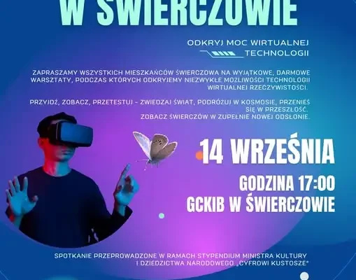 Wirtualna rzeczywistość zawita do Świerczowa – darmowe warsztaty VR już 14 września