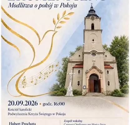 „Modlitwa o pokój w Pokoju” – 20 września społeczność spotka się przy dźwiękach organów i skrzypiec