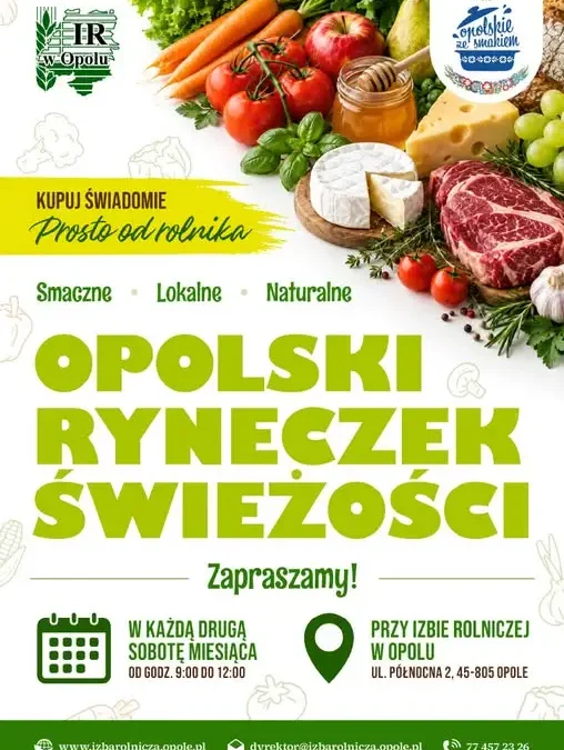 Opolski Ryneczek Świeżości – nowa inicjatywa dla miłośników lokalnych produktów