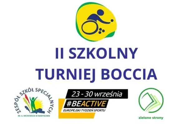 II Szkolny Turniej Boccia w Namysłowie w ramach Europejskiego Tygodnia Sportu