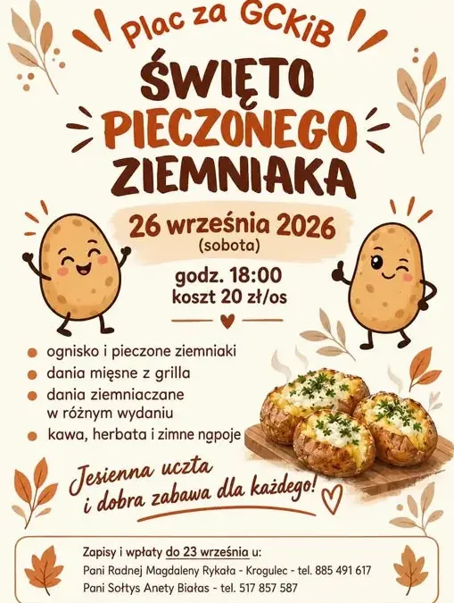 Święto Pieczonego Ziemniaka w Krogulcu – jesienny piknik przy ognisku
