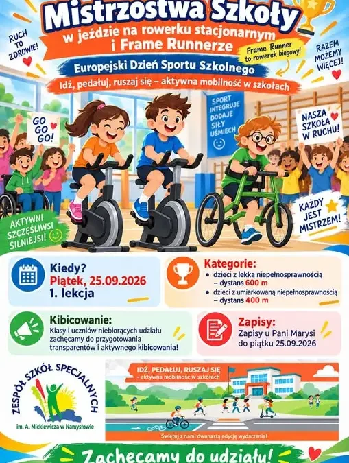 Europejski Dzień Sportu Szkolnego w Zespole Szkół Specjalnych w Mysłowicach