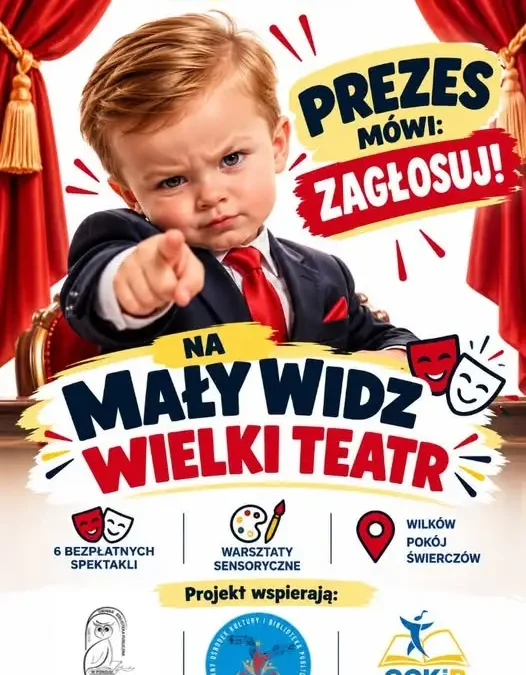 Ostatnia szansa na głos w Marszałkowskim Budżecie Obywatelskim – projekt „Mały widz, wielki teatr”