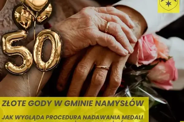 Złote Gody w Gminie Namysłów – jak wygląda procedura przyznawania medali?