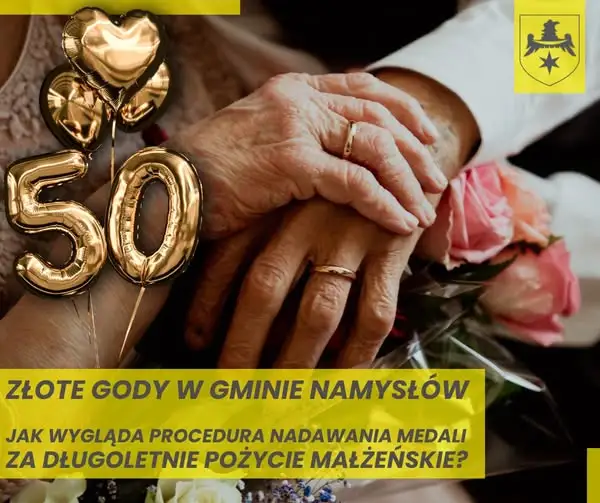 Złote Gody w Gminie Namysłów – jak wygląda procedura przyznawania medali?