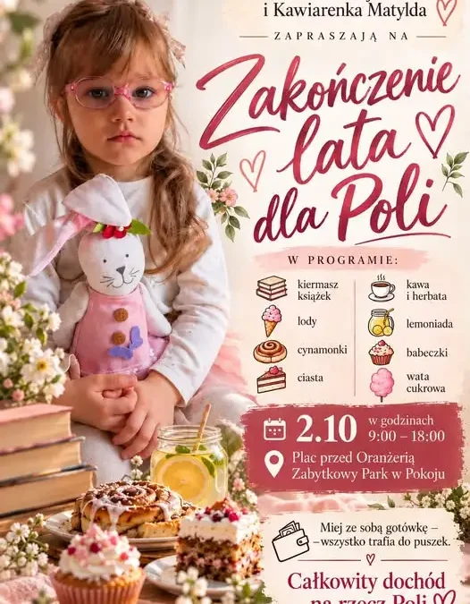 Zakończenie lata dla Poli w Pokoju – kiermasz i zbiórka już 2 października