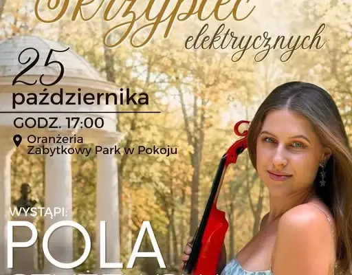Koncert Poli Czyżewskiej w Oranżerii Zabytkowego Parku w Pokoju