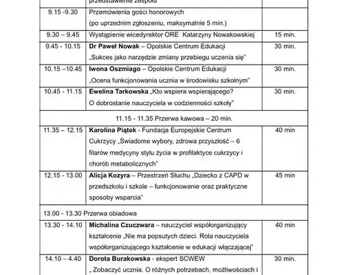 Namysłów: konferencja „Uczymy się siebie” o edukacji włączającej już 23 października