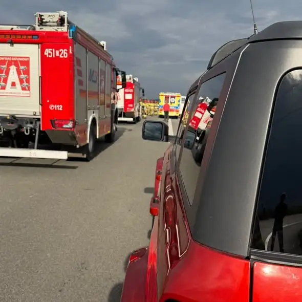 Wypadek na trasie Namysłów – Objazda. Działania służb ratunkowych