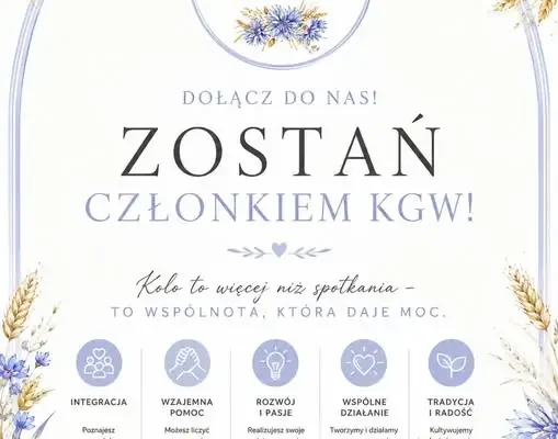 KGW Domaszowice zaprasza nowe członkinie – nie trzeba być mistrzynią