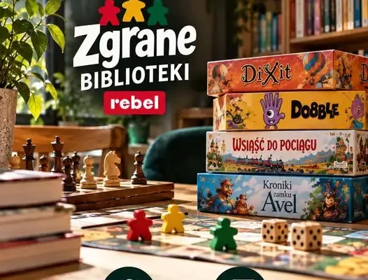 Biblioteka w programie „Zgrane Biblioteki” – nowe gry planszowe już w listopadzie